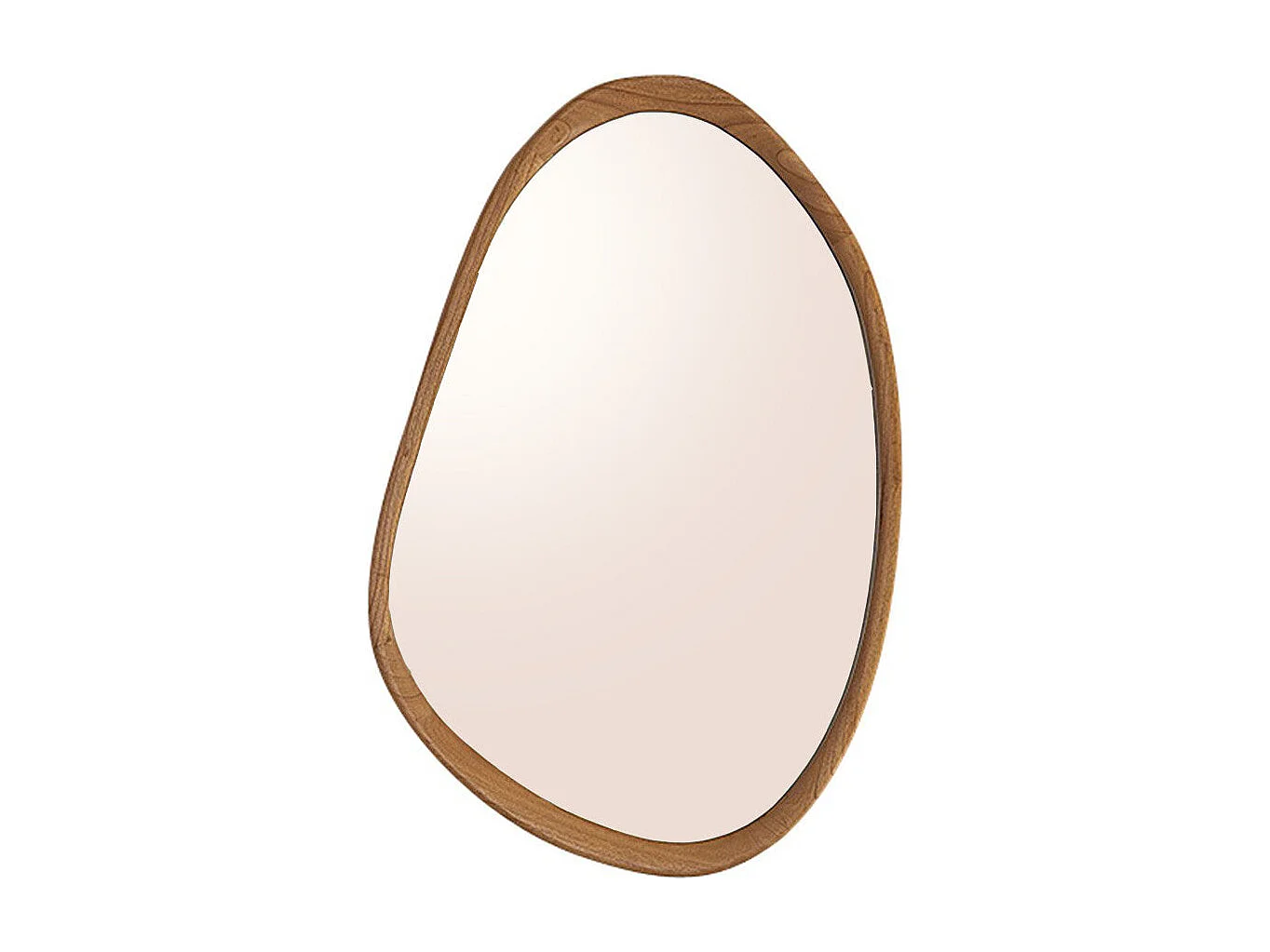 Miroir décoration organique en mindi massif 90 cm