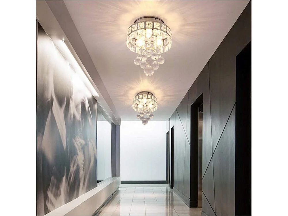 Suspension élégant avec 3 lumières pour des espaces intimes - Idéal pour le couloir, la chambre, la cuisine ou la chambre d'enfant (Ampoules non incluses)