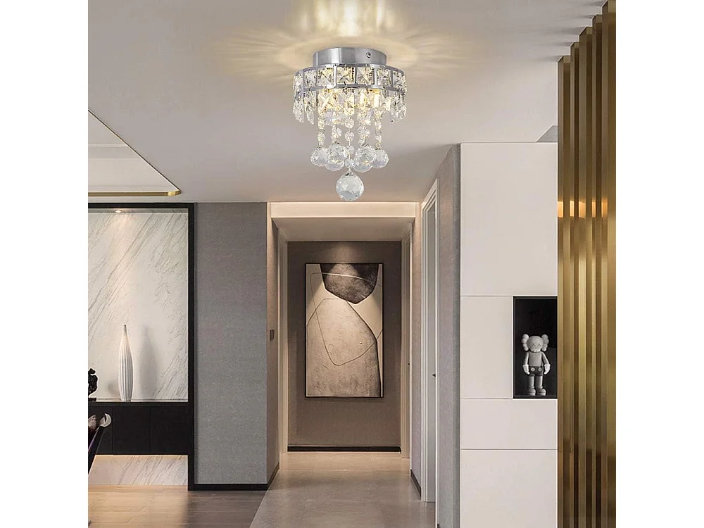 Suspension élégant avec 3 lumières pour des espaces intimes - Idéal pour le couloir, la chambre, la cuisine ou la chambre d'enfant (Ampoules non incluses)