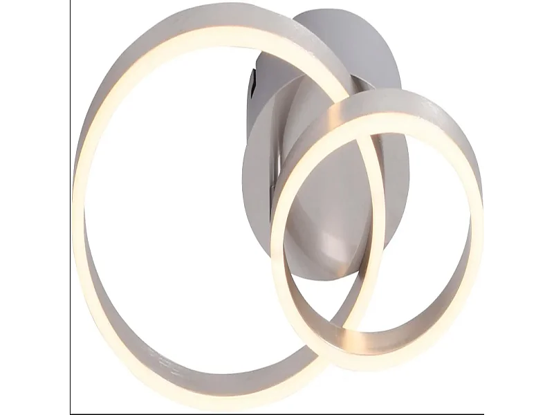 Plafonnier LED, Blanc Rond, 35W 3500K Lumière Blanche Chaude, en Acrylique, 50*40*10,5CM, pour Salon