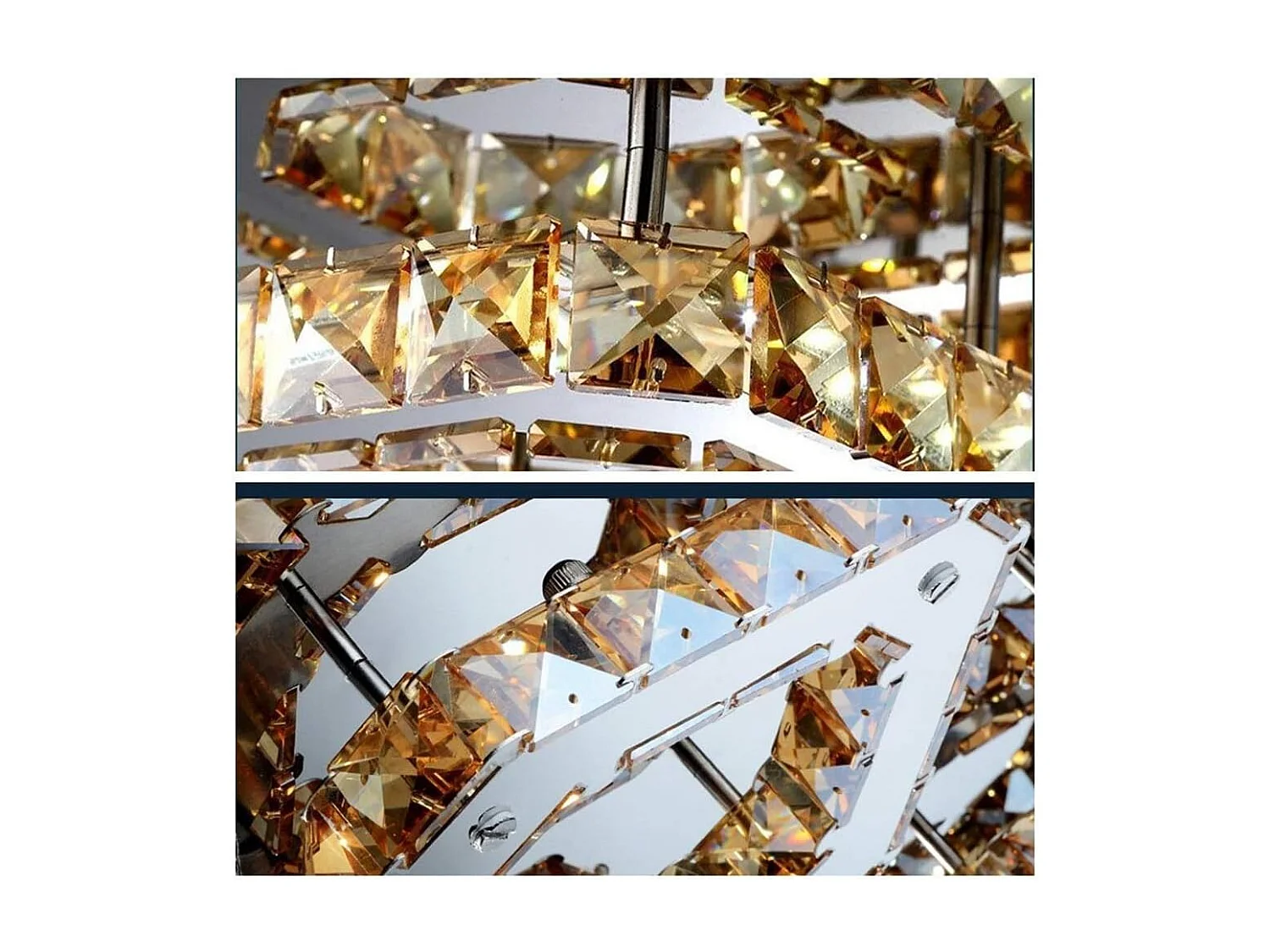 Lustre de plafond minimaliste moderne 12W, plafonnier carré en cristal à LED pour salle de bain, chambre à coucher, salon, couloir, cuisine, salle à