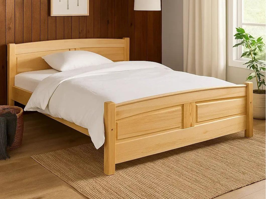Bed 120x200 Royal hout, kleur grenen