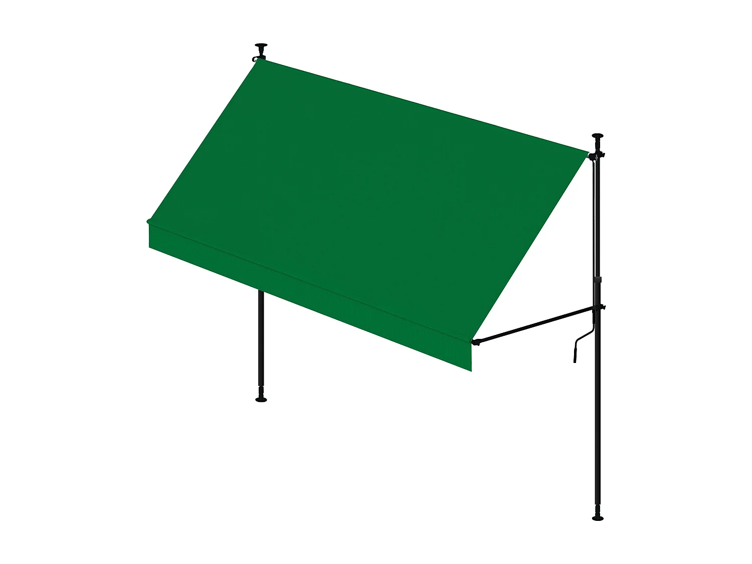 Wasabi - Toldos Exterior Terraza Cityline Verde - 3x1,2m - Protección UV