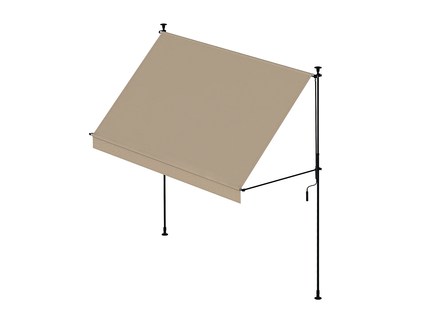 Wasabi - Tende da Sole da Esterno per Terrazzo Cityline Beige - 3x1,2m - Protezione UV