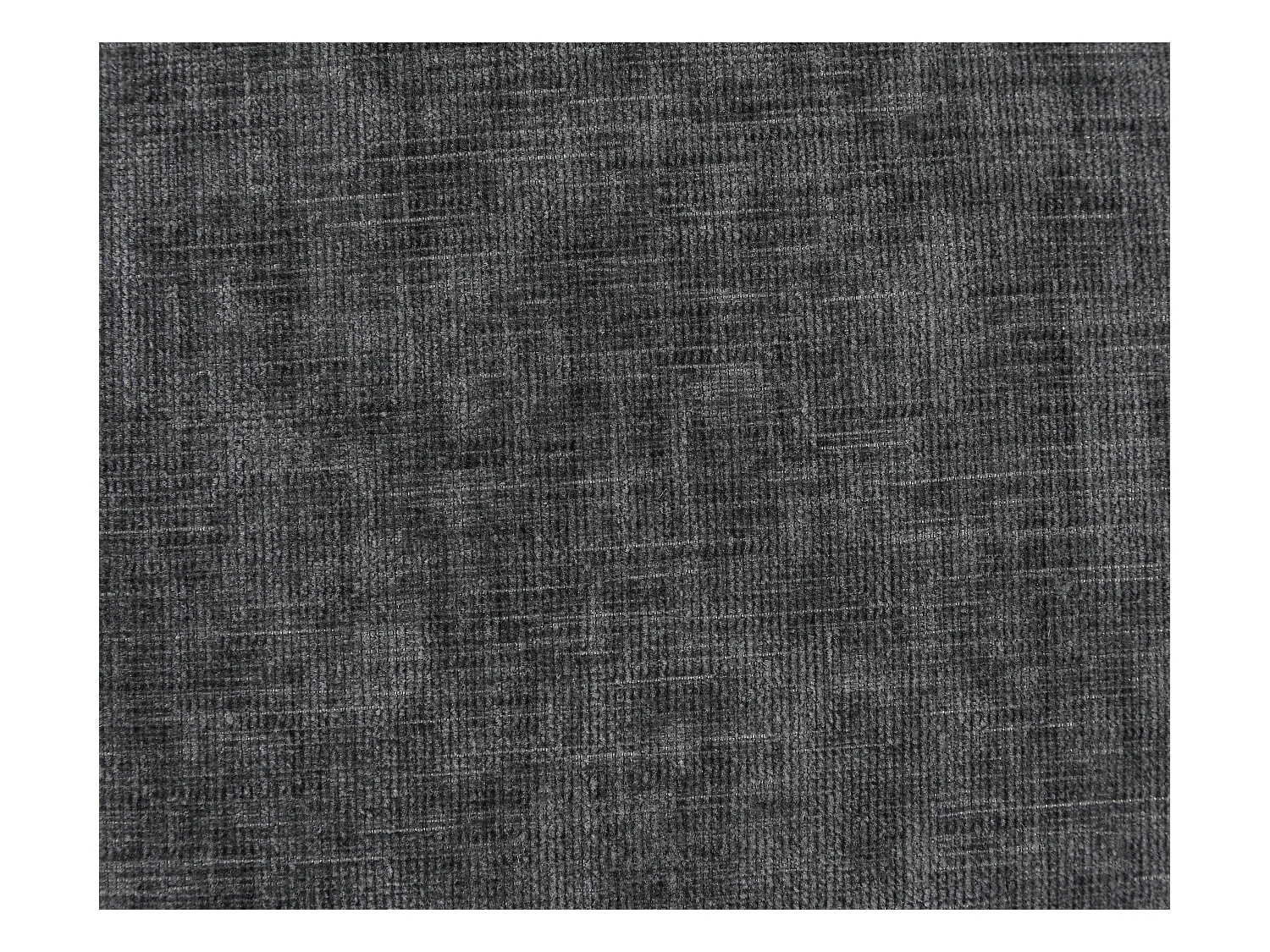 Canapé 2 places en tissu chiné gris anthracite NAPIZO