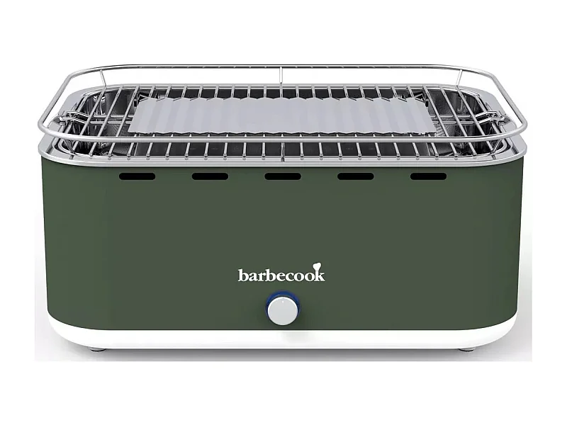 Barbecook Barbecue à bois portable 38.5 x 28.5cm vert - CARLOARMYGREEN