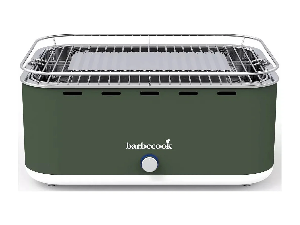Barbecook Barbecue à bois portable 38.5 x 28.5cm vert - CARLOARMYGREEN