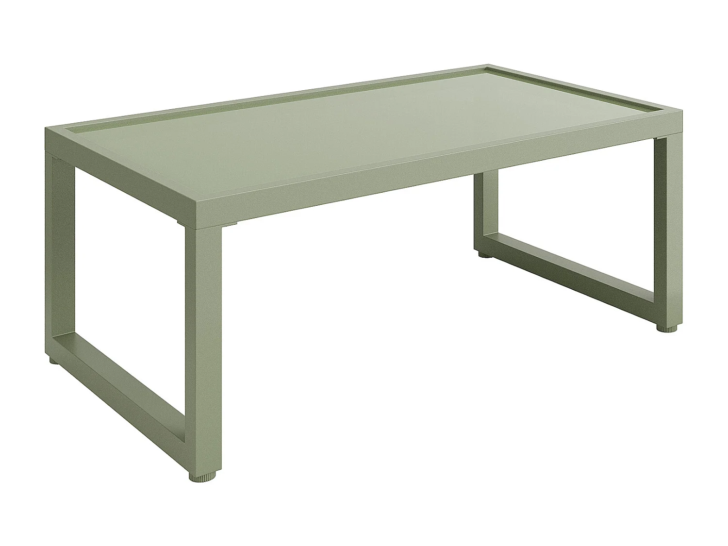 Ensemble de chaises longues de jardin vertes, plateau en verre lisse, ensemble de 4, tous les coussins inclus