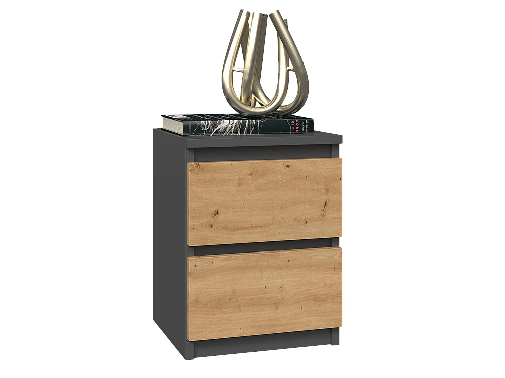 Table de chevet Malwa M2 ANTHRACITE ARTISAN