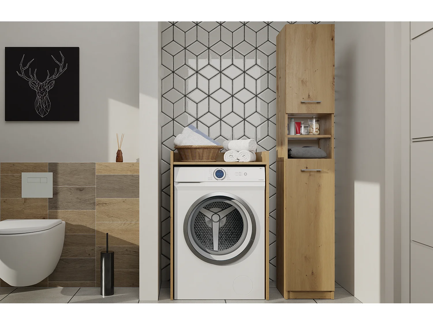 Meuble pour machine à laver Pola NP ARTISAN