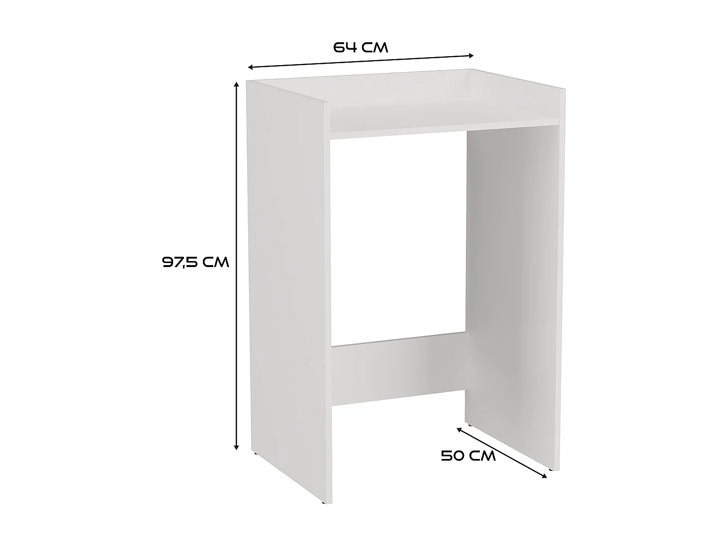 Meuble lave-linge Pola NP BLANC