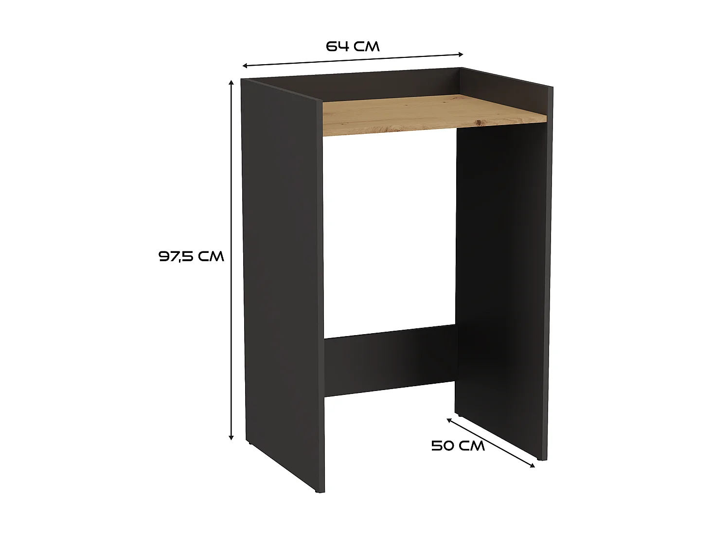 Meuble pour machine à laver Pola NP ANTHRACITE ARTISAN