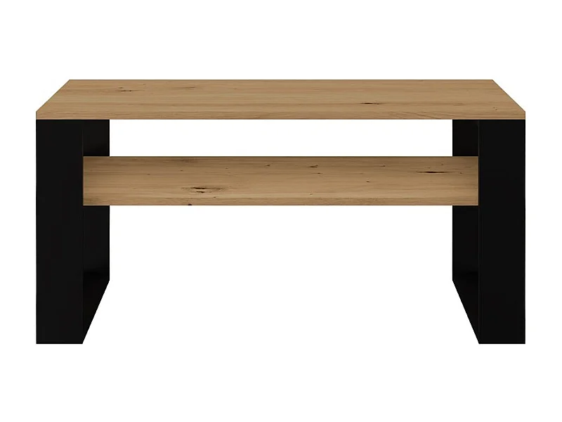 Ława Modern 1P | Stolik Kawowy Artisan Czarny | 90x58x50 | Nowoczesny Design