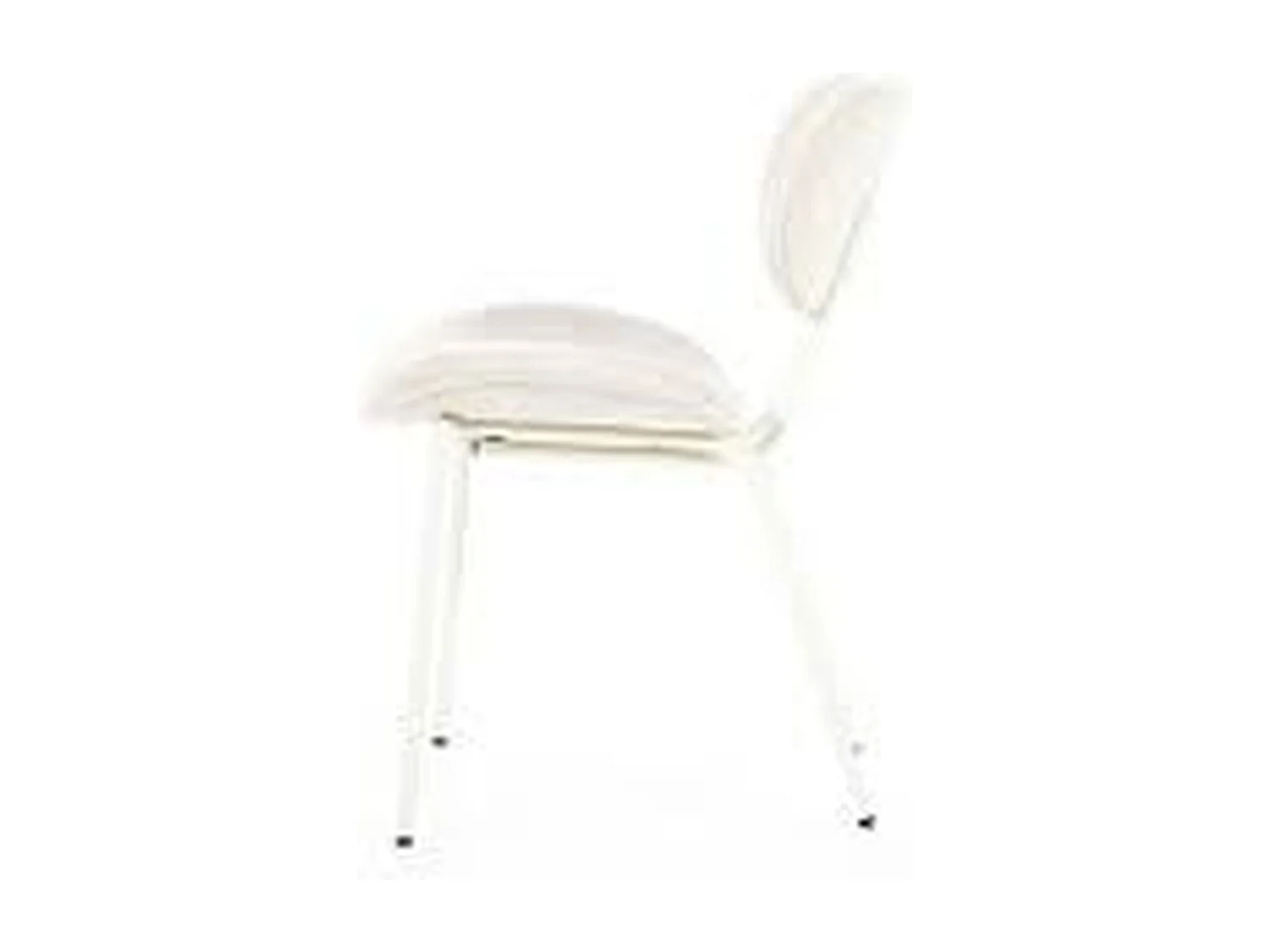 Eetkamerstoel ACE - Beige - 50x61x80 cm - Comfortabel design