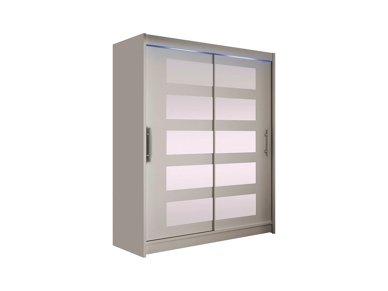 Armoire Closico 114, Cachemire, 200x150x58cm, Portes d'armoire: Coulissantes