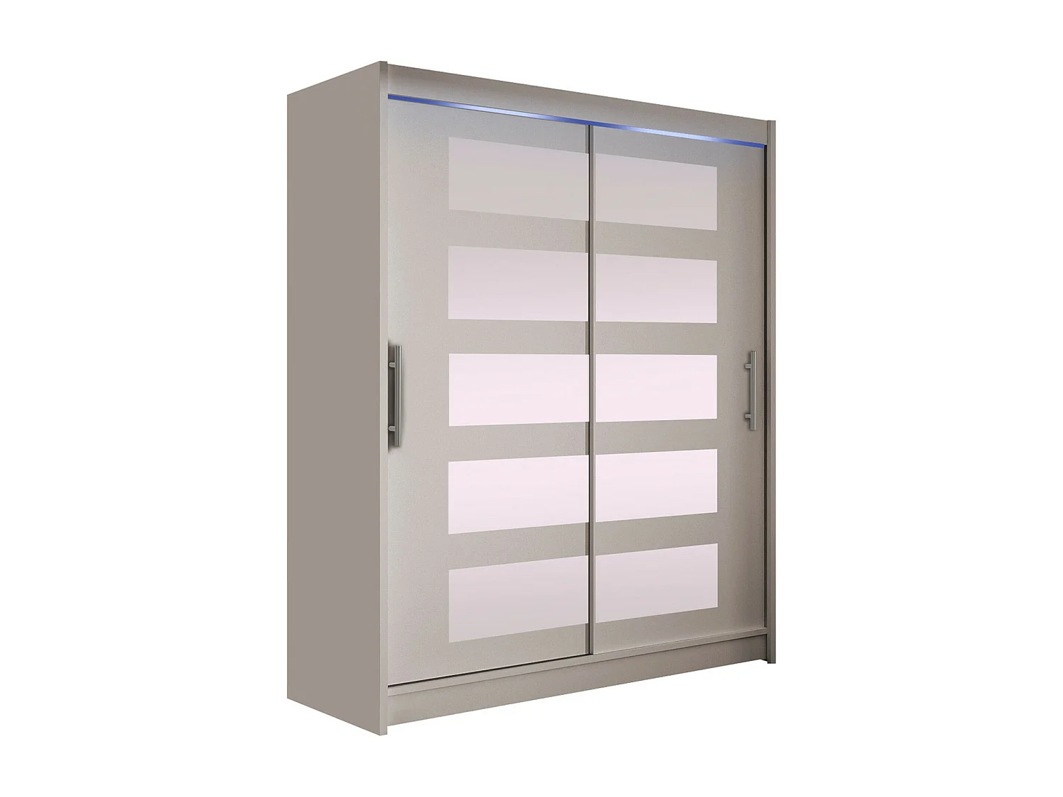 Armoire Closico 114, Cachemire, 200x150x58cm, Portes d'armoire: Coulissantes