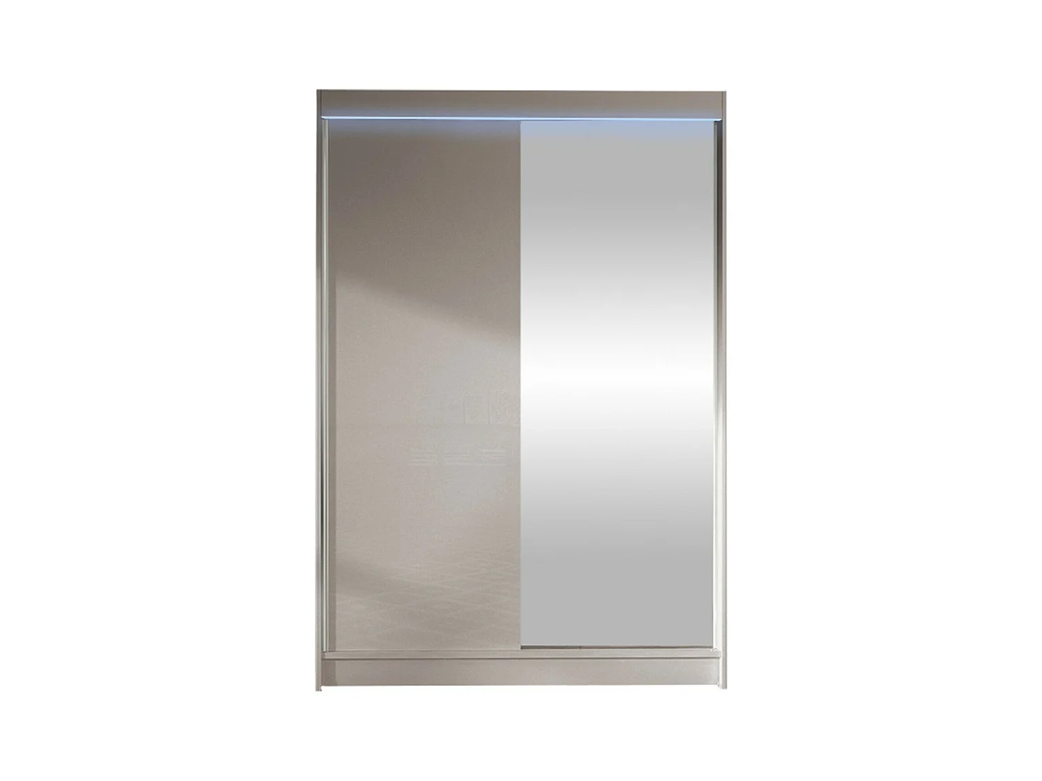 Armoire Closico 147, Cachemire, 200x120x58cm, Portes d'armoire: Coulissantes