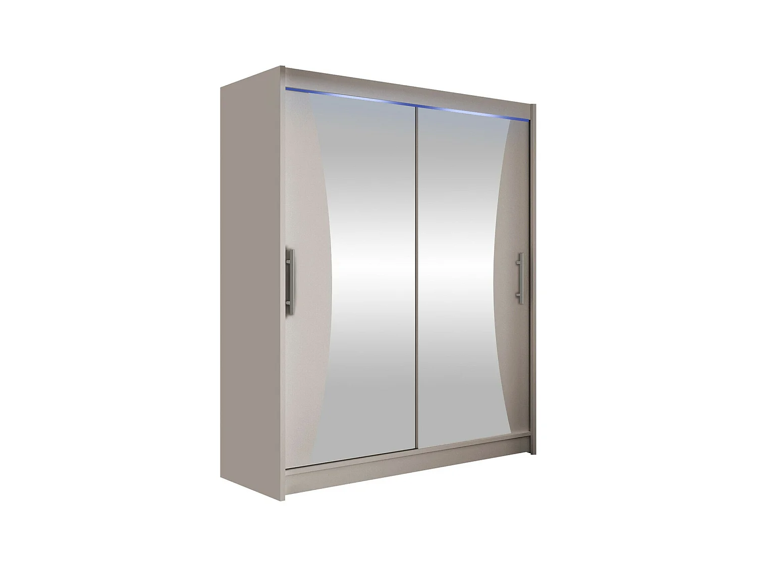 Armoire Closico 116, Cachemire, 200x150x58cm, Portes d'armoire: Coulissantes