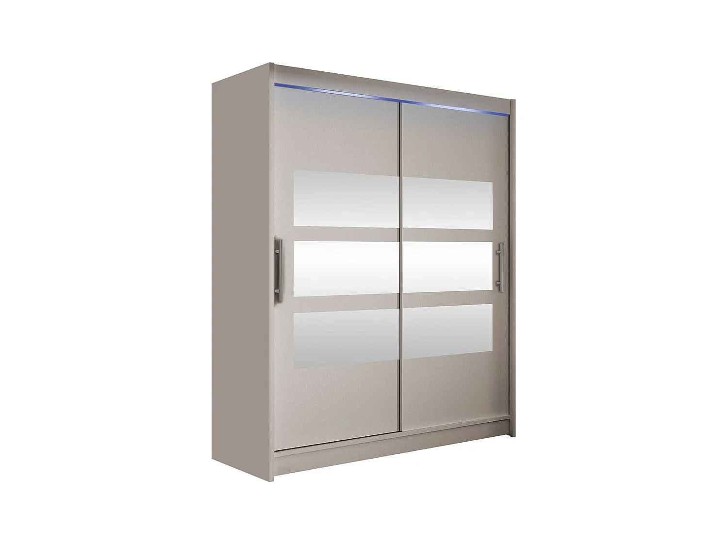 Armoire Closico 157, Cachemire, 200x150x58cm, Portes d'armoire: Coulissantes