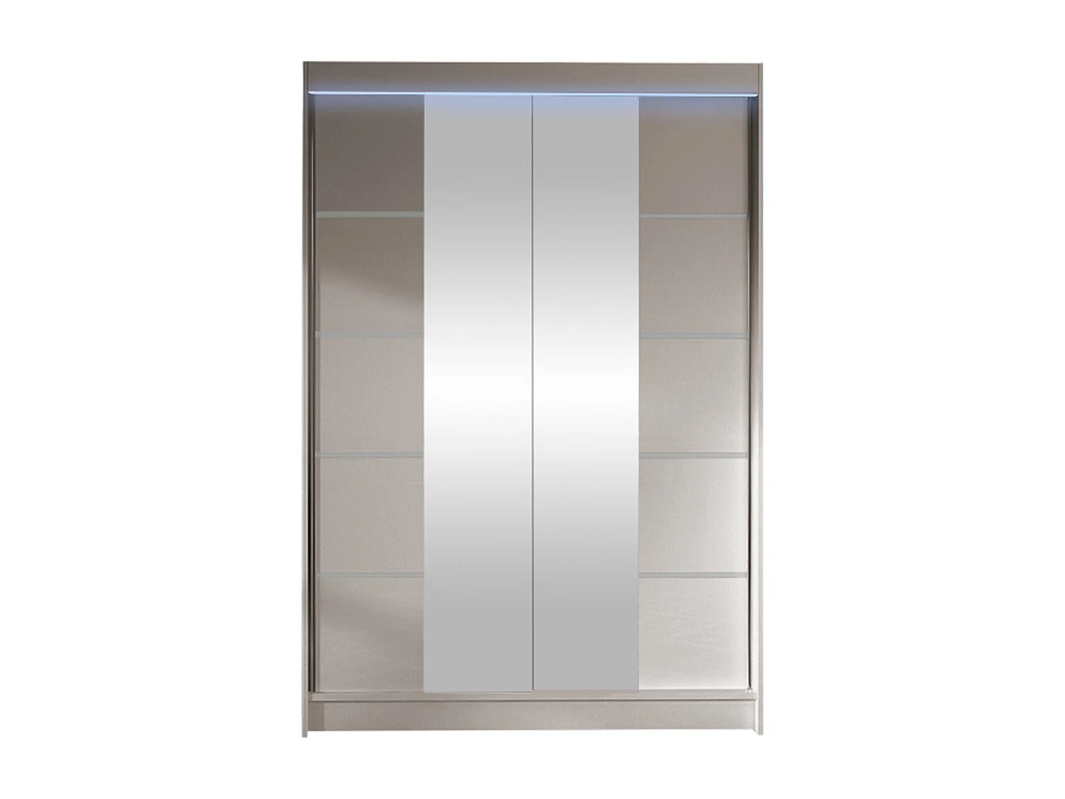 Armoire Closico 151, Cachemire, 200x120x58cm, Portes d'armoire: Coulissantes