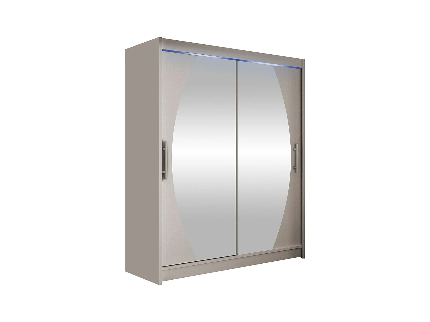 Armoire Closico 121, Cachemire, 200x150x58cm, Portes d'armoire: Coulissantes