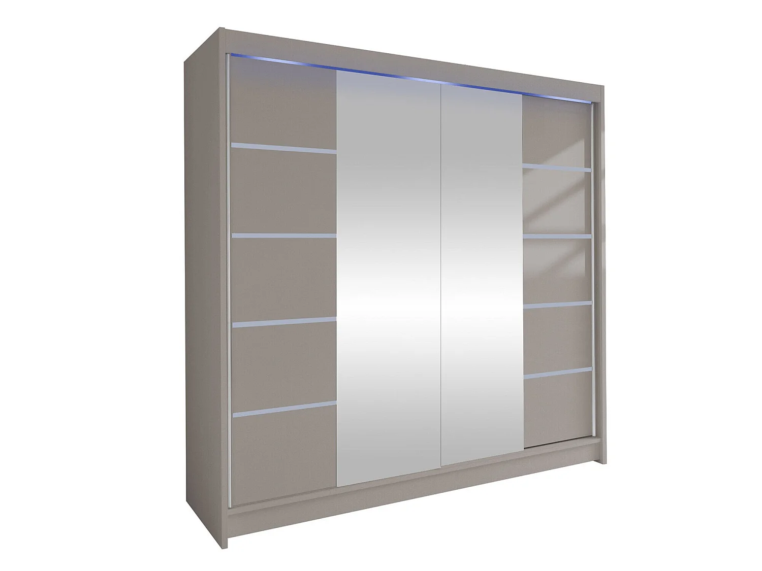 Armoire Closico Cavaris V, Nombre d'étagères: 5, 22x18x6cm