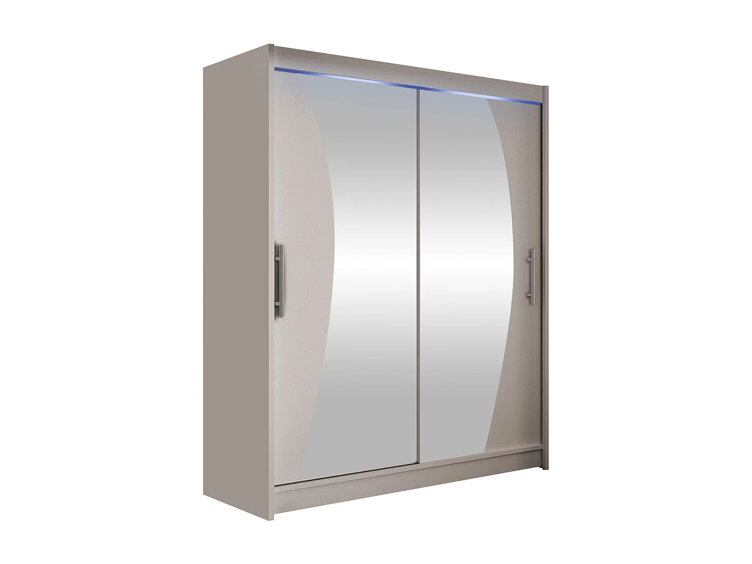 Armoire Closico 110, Cachemire, 200x150x58cm, Portes d'armoire: Coulissantes