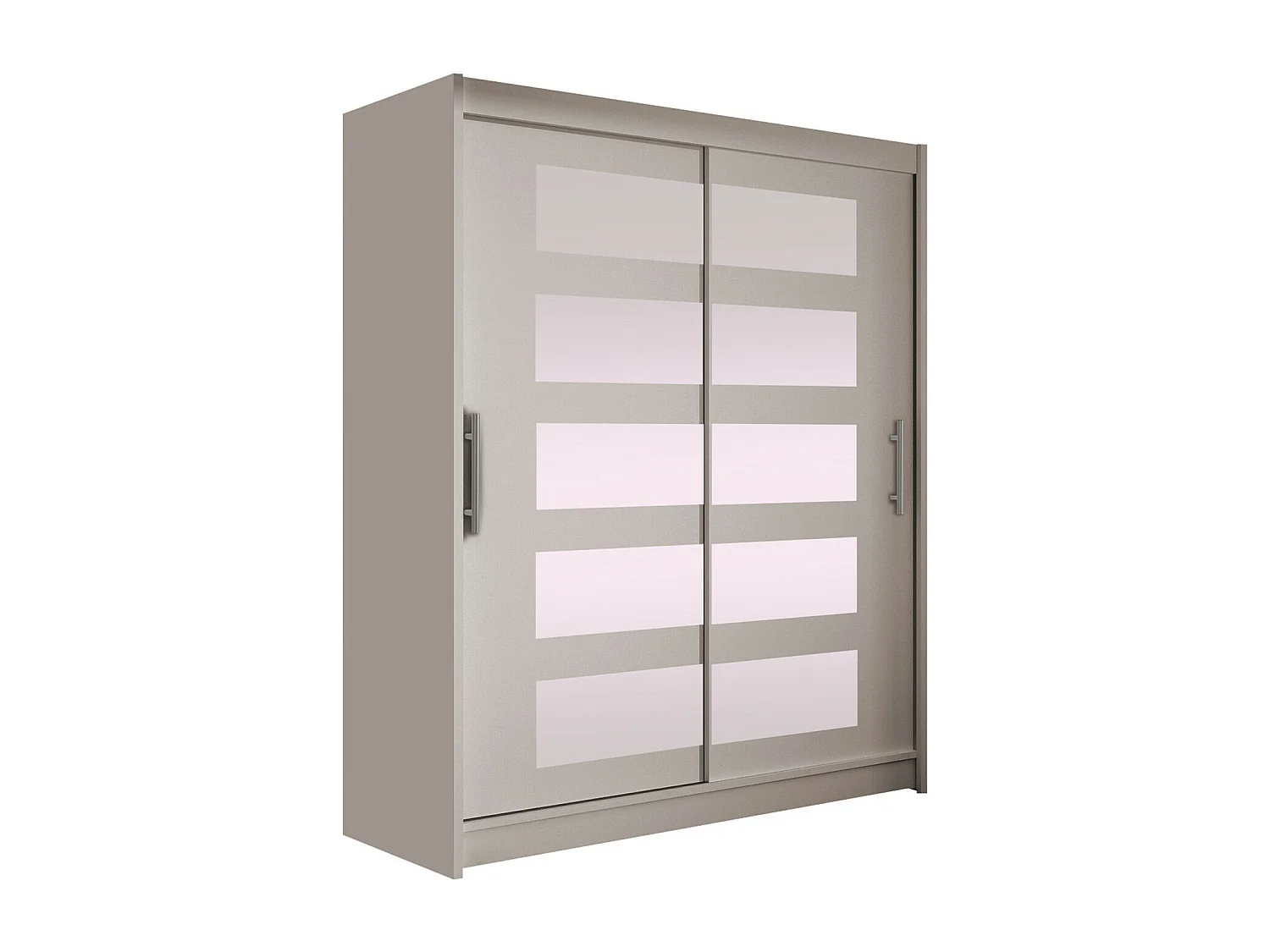 Armario Closico 114, Cachemira, 200x150x58cm, Puertas de armario: Correderas