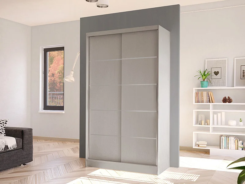 Armoire Closico 167, Cachemire, 200x100x58cm, Portes d'armoire: Coulissantes