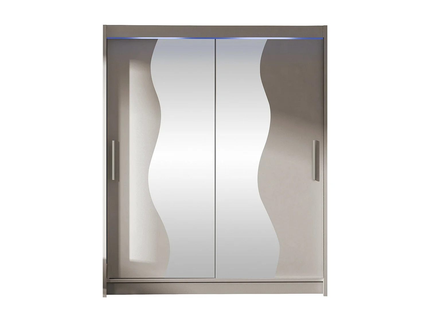 Armoire Closico 134, Cachemire, 200x150x58cm, Portes d'armoire: Coulissantes