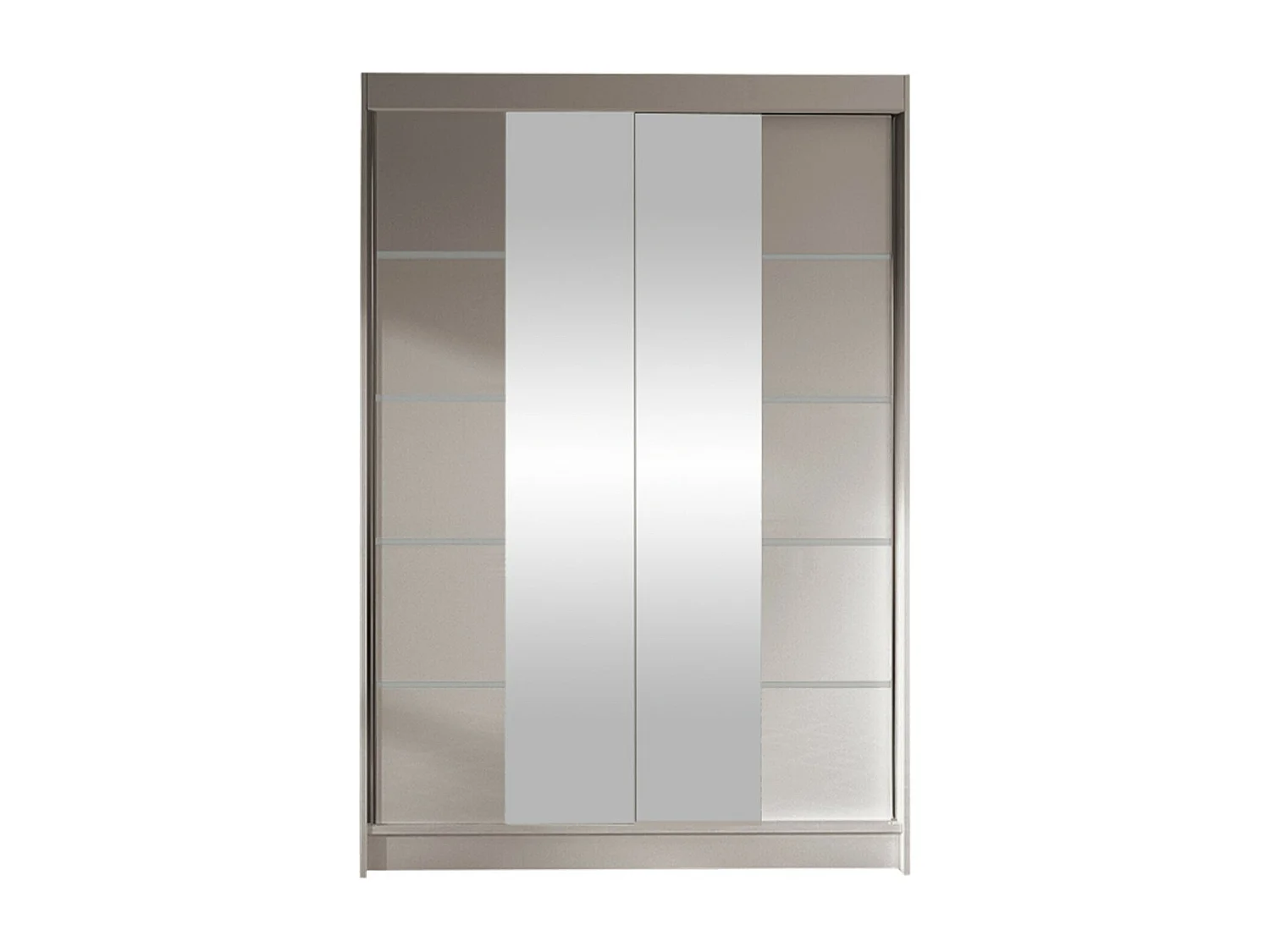 Armoire Closico 151, Cachemire, 200x120x58cm, Portes d'armoire: Coulissantes