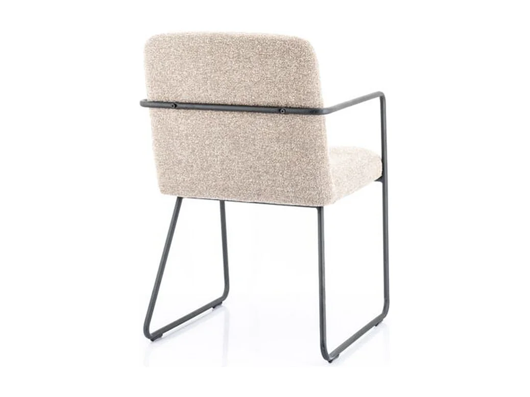 Chaise de salle à manger Artego - Beige - Confort assise et dossier