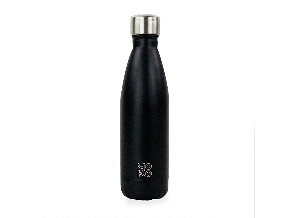 Bouteille isotherme noir mat 50 cl