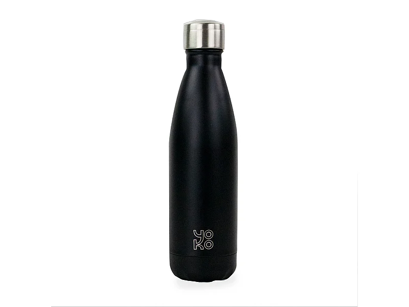 Bouteille isotherme noir mat 50 cl