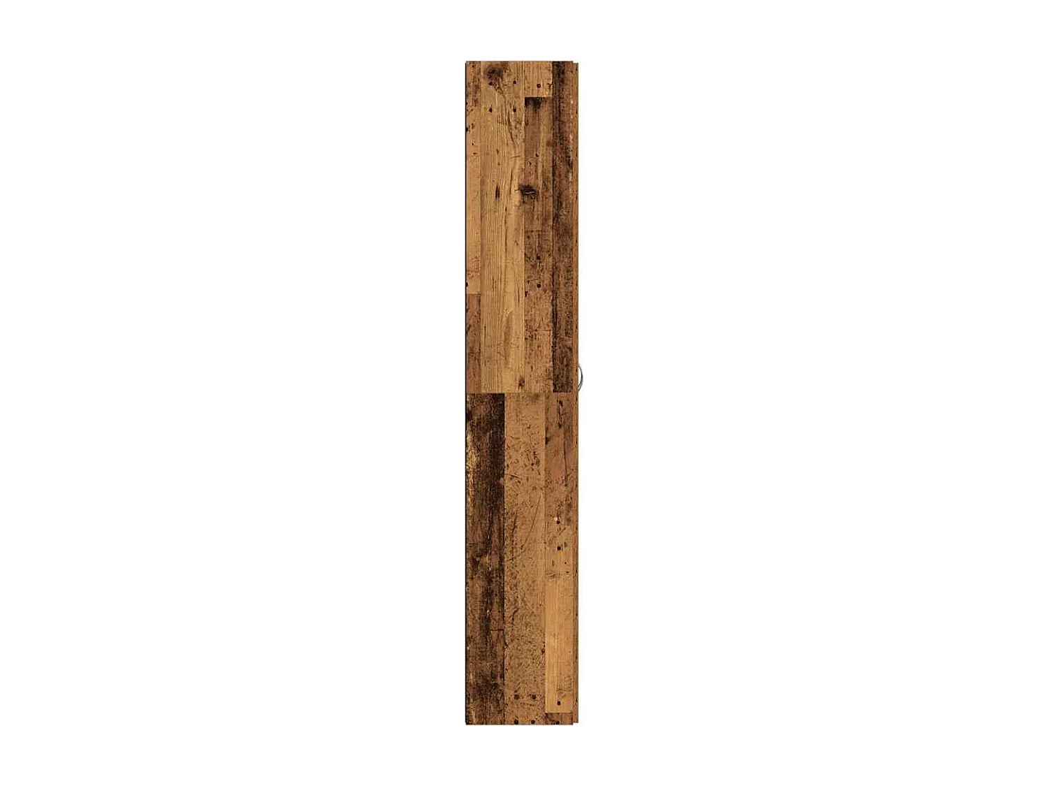 Aparador alto madera de ingeniería envejecida 60x32x190 cm