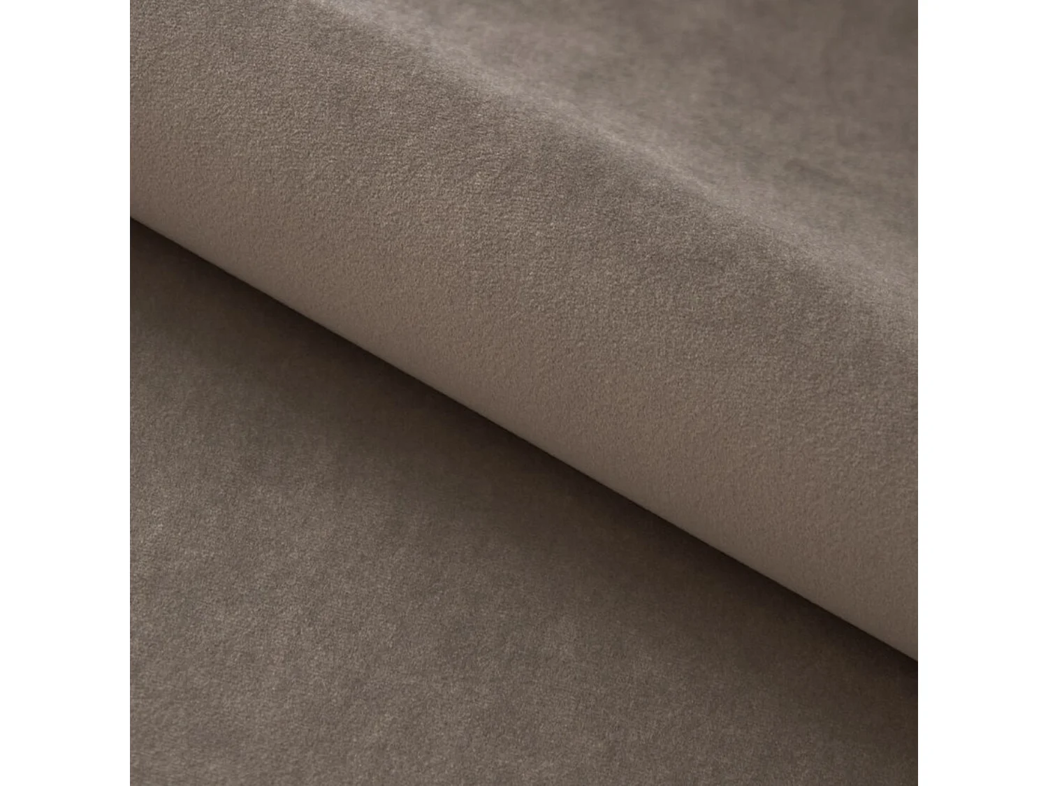 Hoekbank OMBO 285x168x77/97 cm, Rechterkant, Slaapfunctie, Elektrisch Uitschuifbaar Zitvlak, Verstelbare Hoofdsteunen, Cappuccino SALVADOR-stof