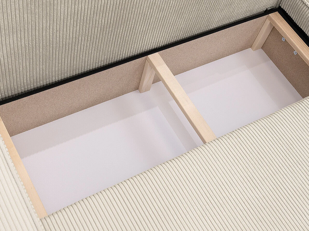 Canapé d'angle Shelton 107, Brun clair, Disponible, 272x145x82cm