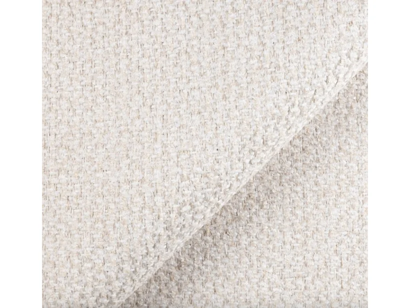 Canapé-lit ALMI avec couchage 120x200 cm, coffre, tissu Excite Me, accoudoirs trapèze, style scandinave, 260x100x80 cm, beige clair