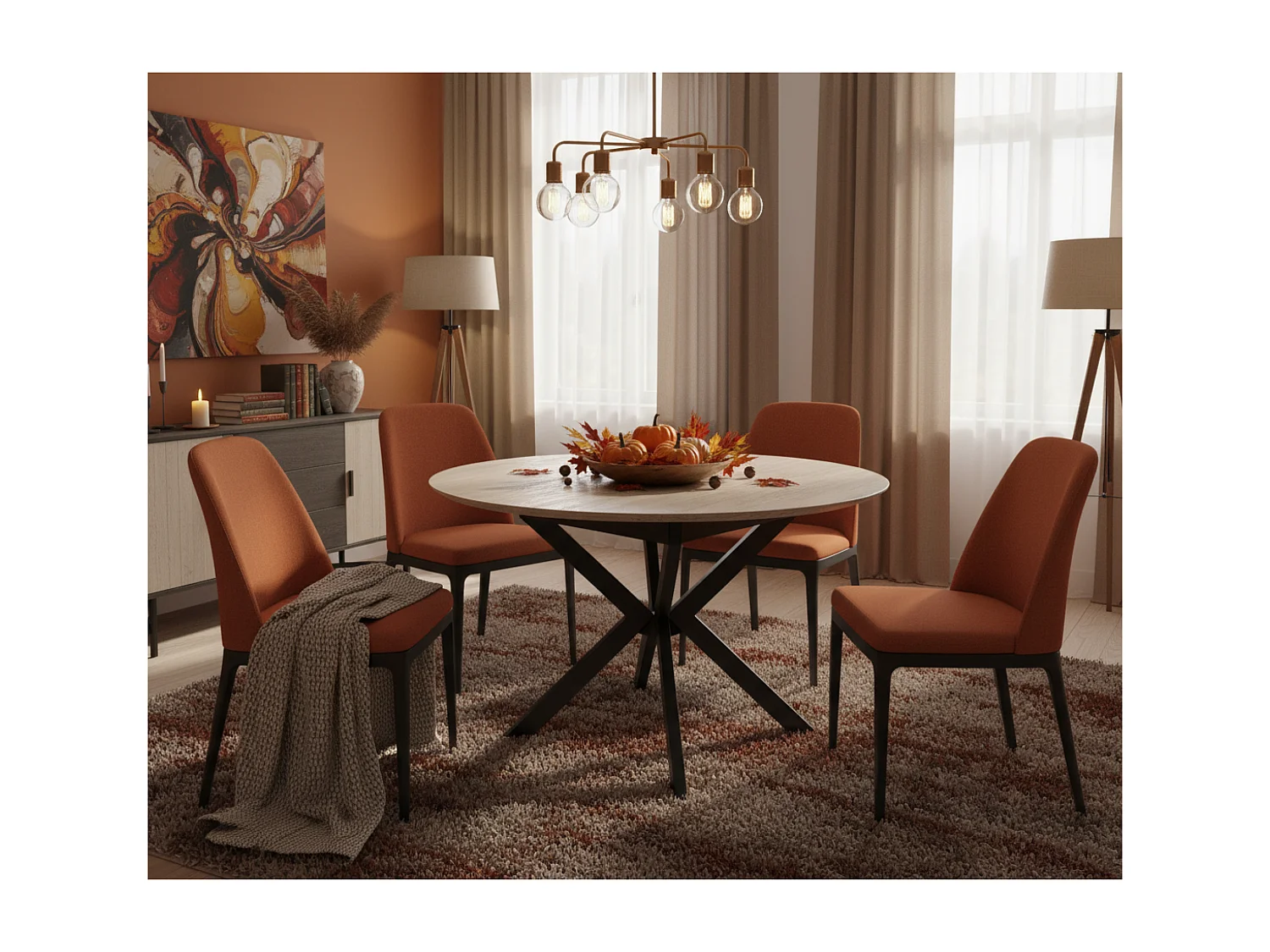 Canapé d'angle Roman L/revêtement tissu/gris