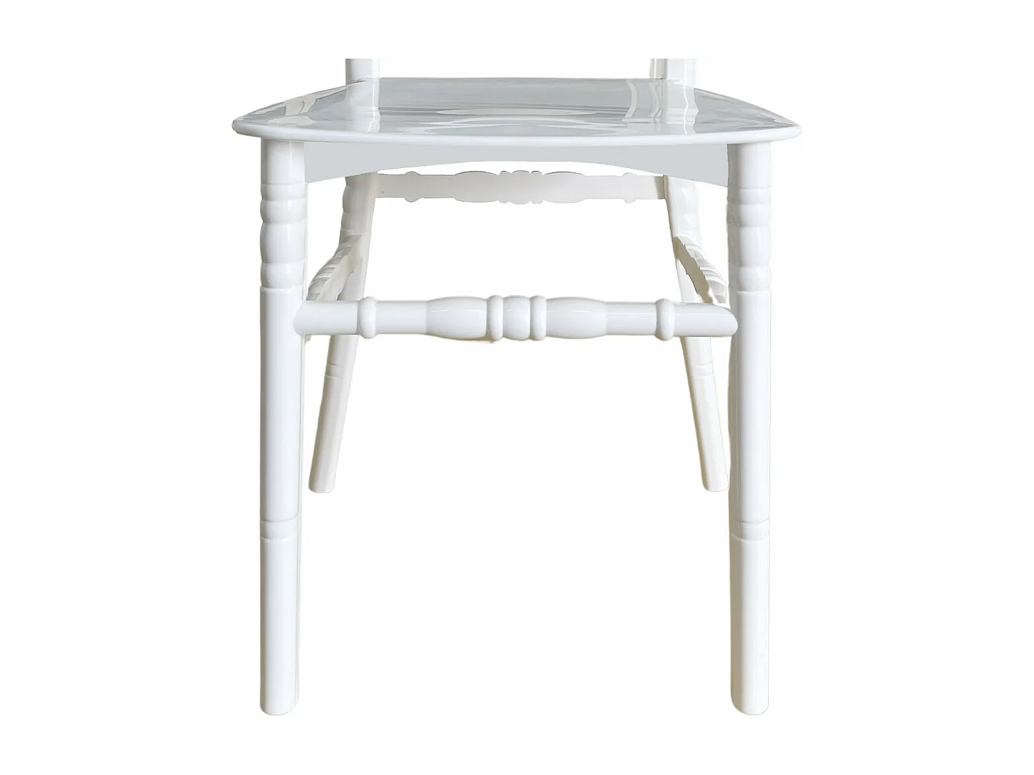 Nouvelle chaise Phoenix blanche en plastique monobloc simple