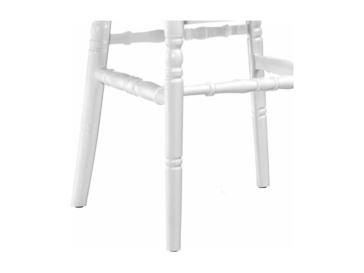 Chaise Chiavari en polypropylène blanc renforcé modèle