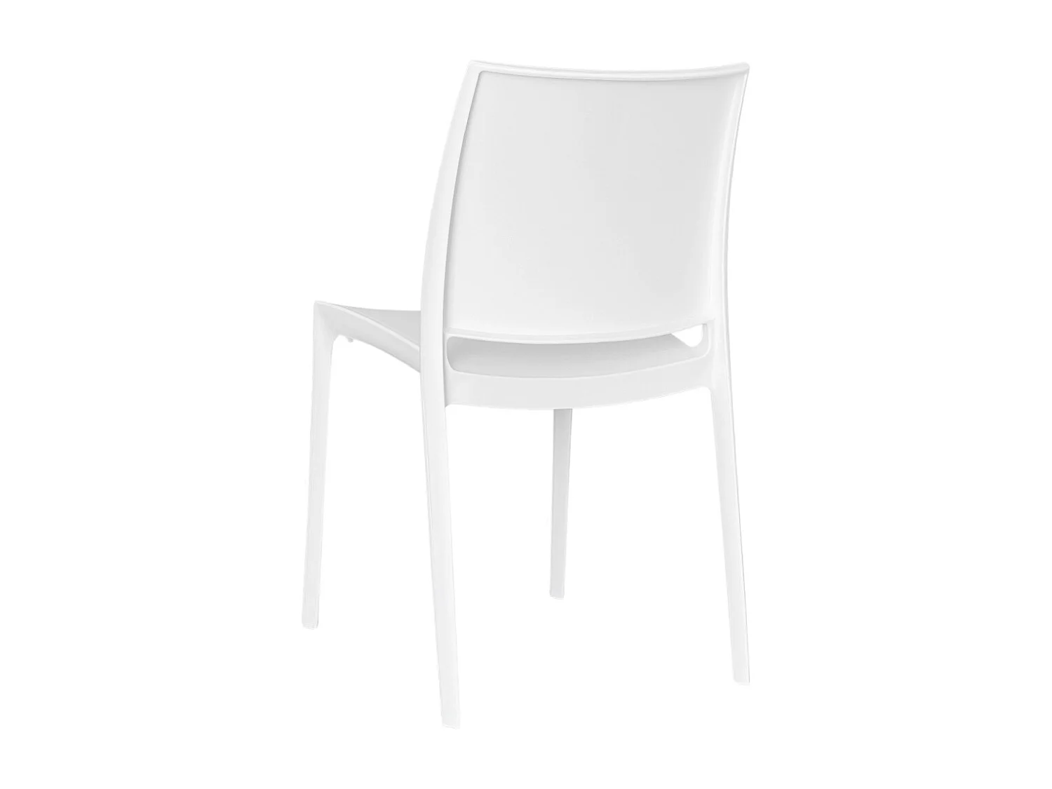 Sedia altea in plastica colore bianco modello confort