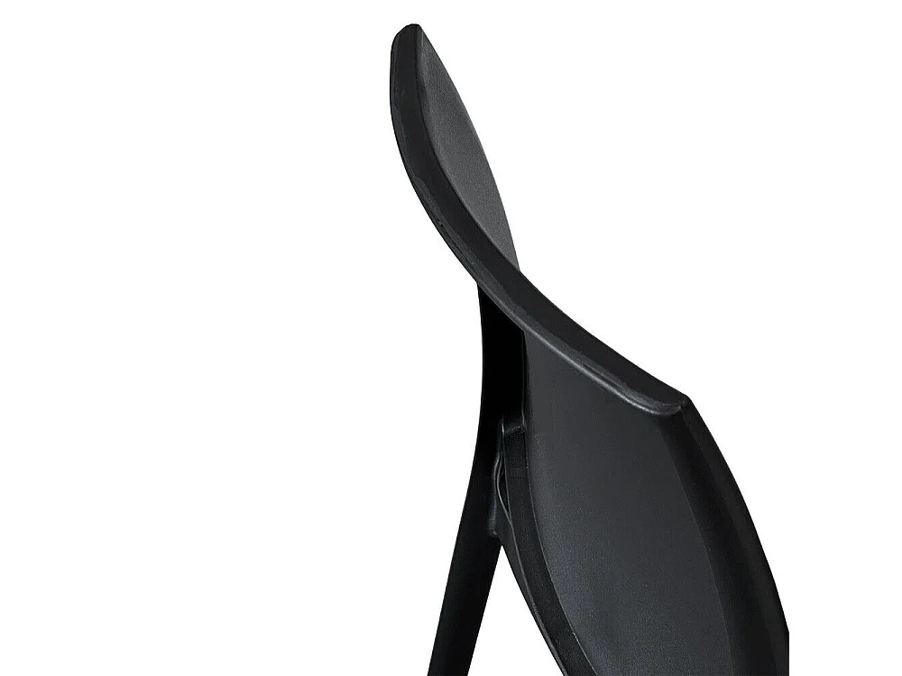 Chaise Altea en plastique noir, modèle confort