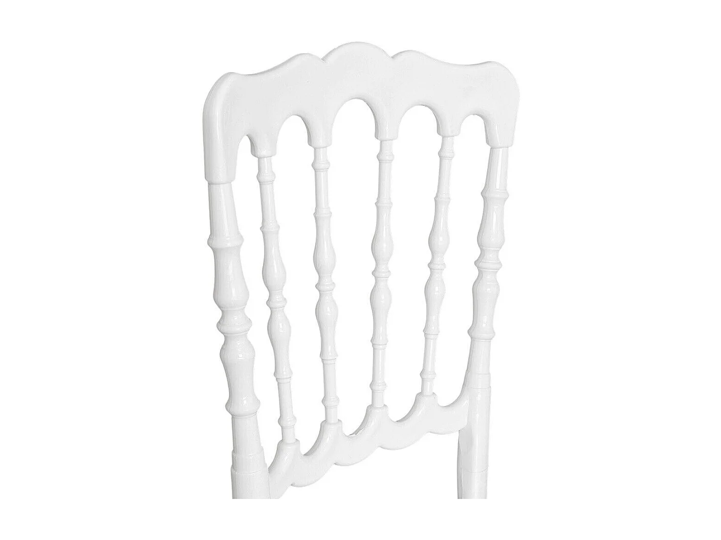 Chaise Napoléon en plastique blanc renforcé modèle