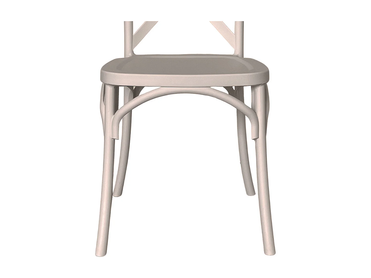 Silla apilable Sprint de polipropileno gris paloma x6