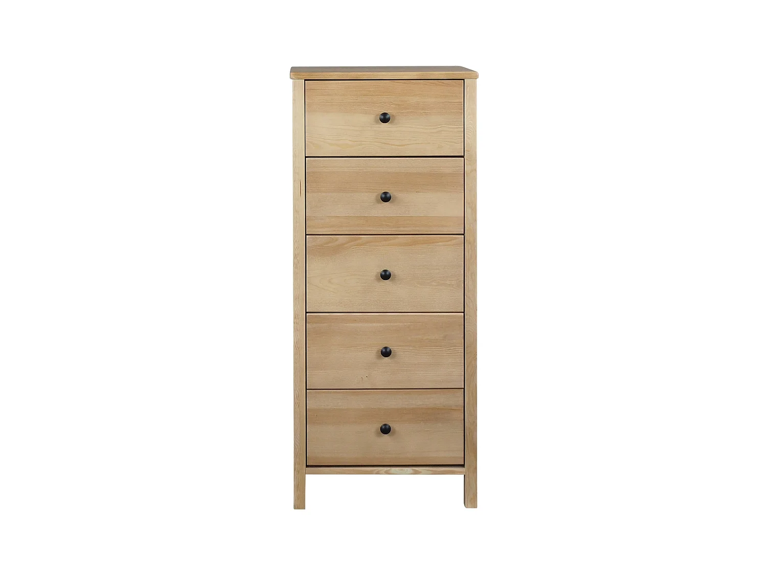 Commode Prestige I en bois, coloris chêne