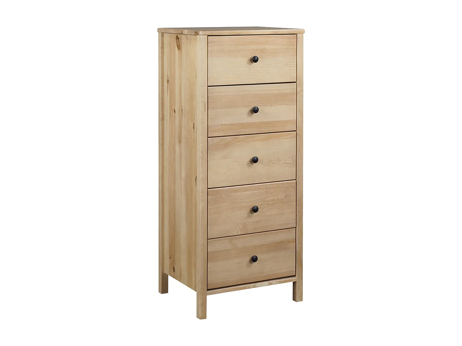 Commode Prestige I en bois, coloris chêne
