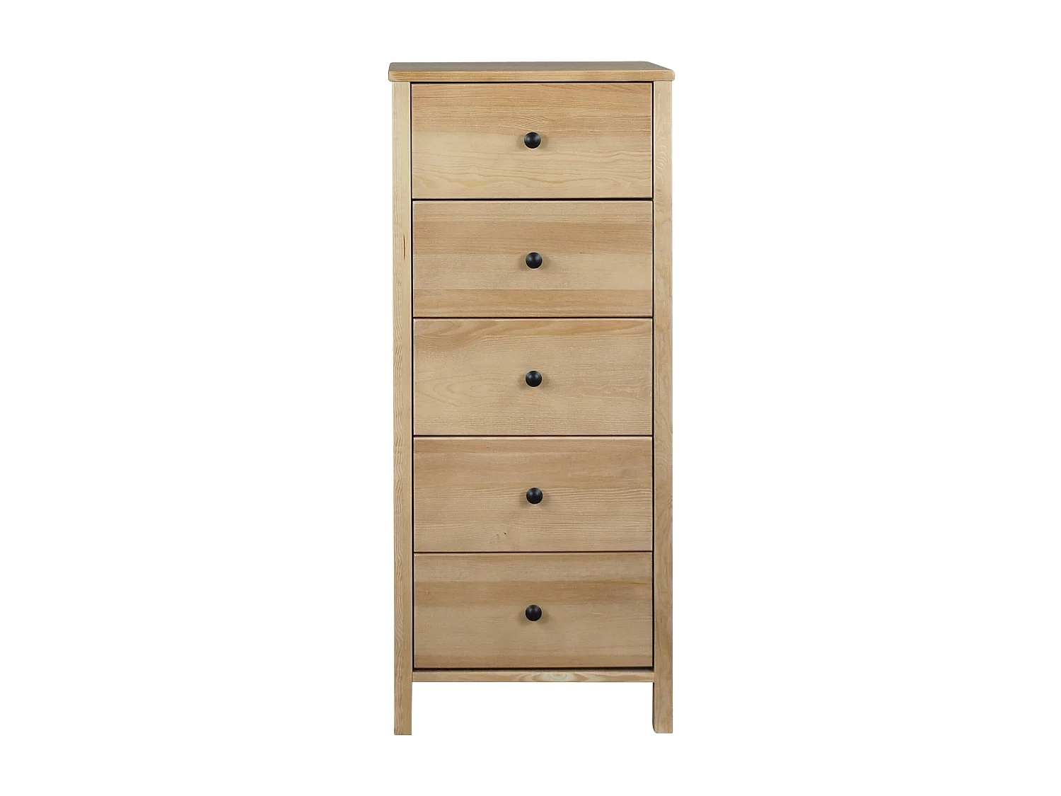 Commode Prestige I en bois, coloris chêne