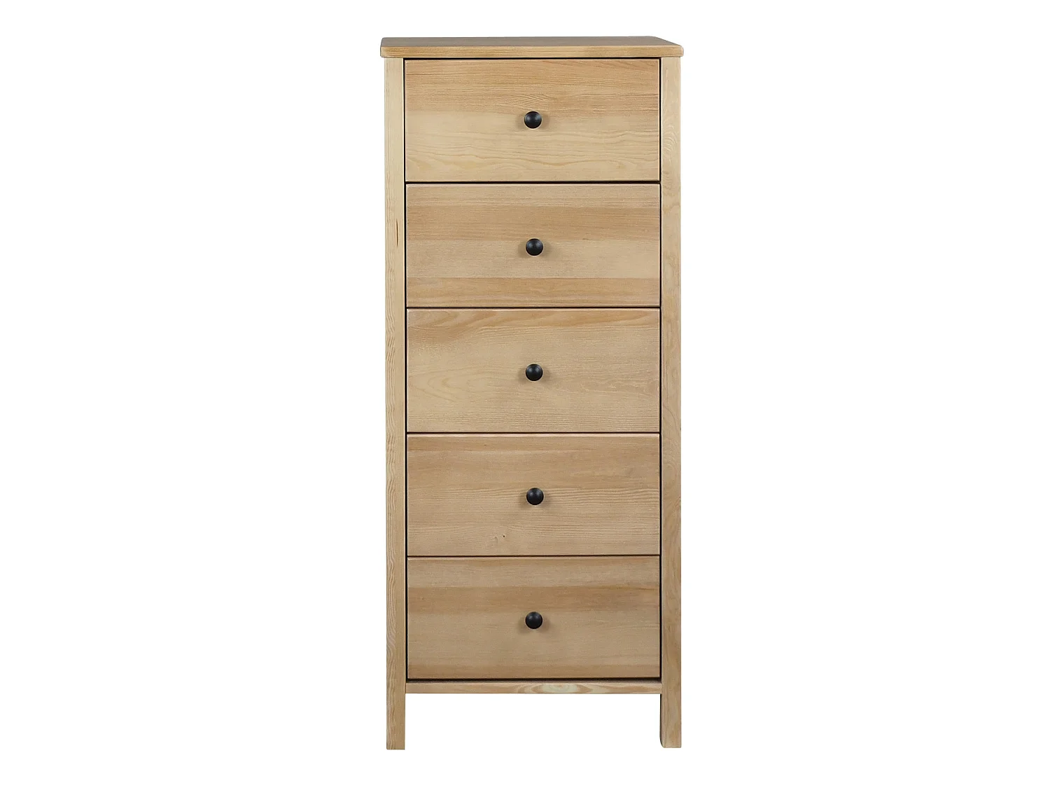 Commode Prestige I en bois, coloris chêne