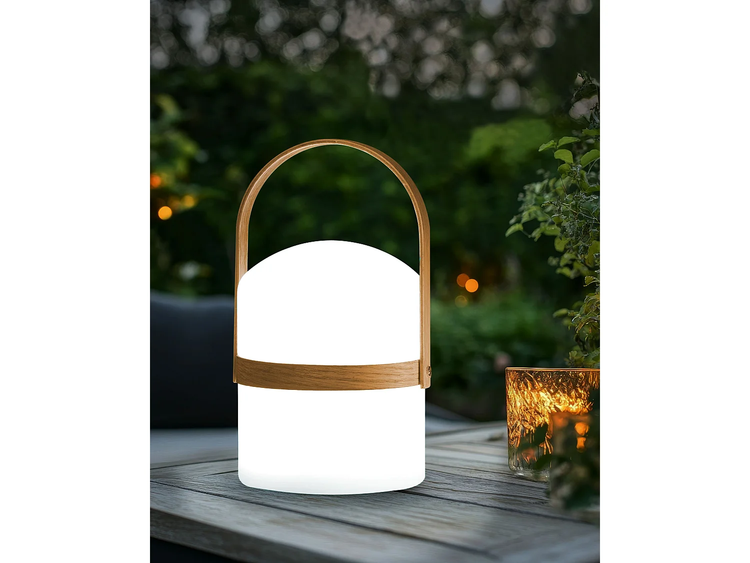 Lampa ogrodowa stołowa LED ESTERO Biały